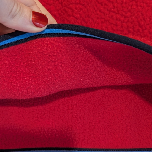 Vineyard Vines Red Boys Sherpa Half Zip Fleece - Picture 5 of 15